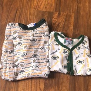 Greenbay Packers onesies SZ 6/9mo